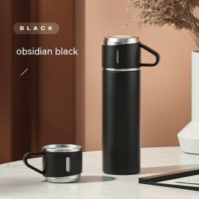 New Car Business Vacuum Stainless Steel Vacuum Cup (Option: Black-500ML)
