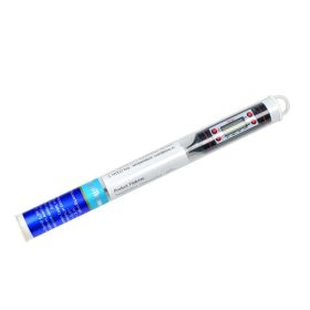 1pc Kitchen Meat Thermometer With Probe, Digital LCD Display For Food Baking, BBQ (Color: BLACK)