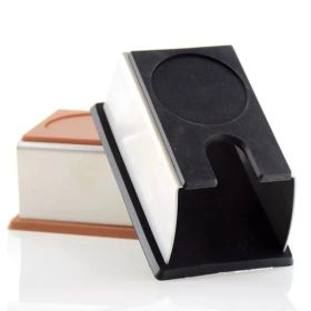 Coffee Black Stainless Steel Press Base Food Grade Italian Coffee Handle (Color: BLACK)